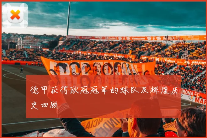 德甲获得欧冠冠军的球队及辉煌历史回顾